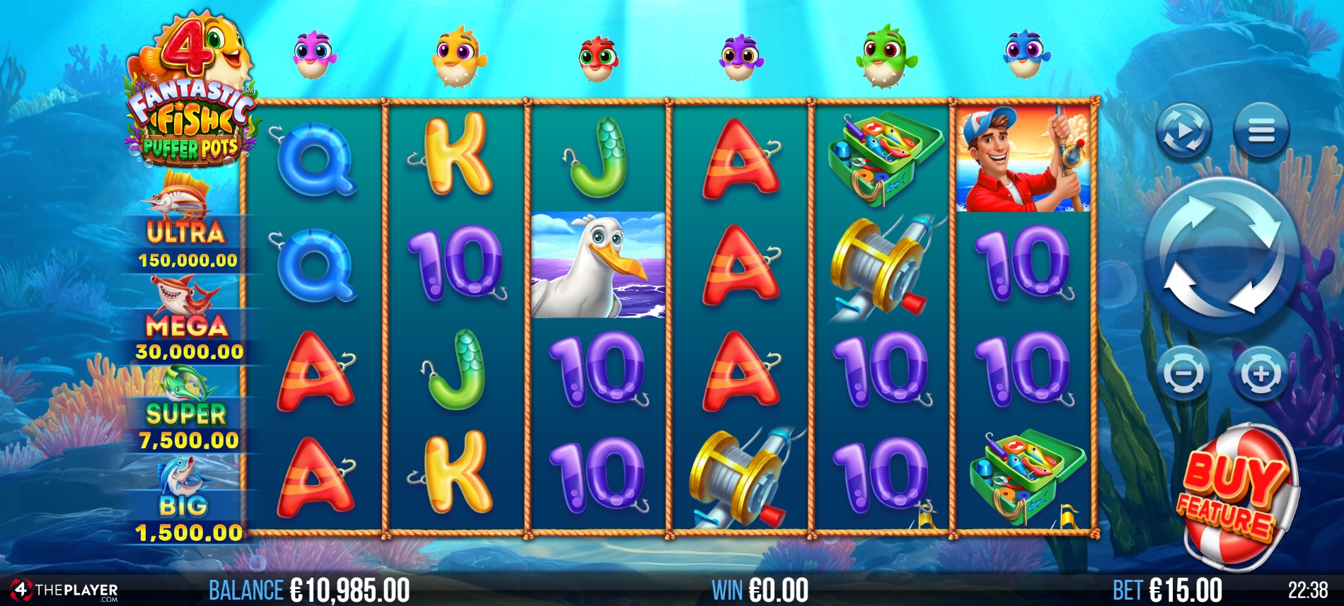 4 Fantastic Fish Puffer Pots base game screenshot