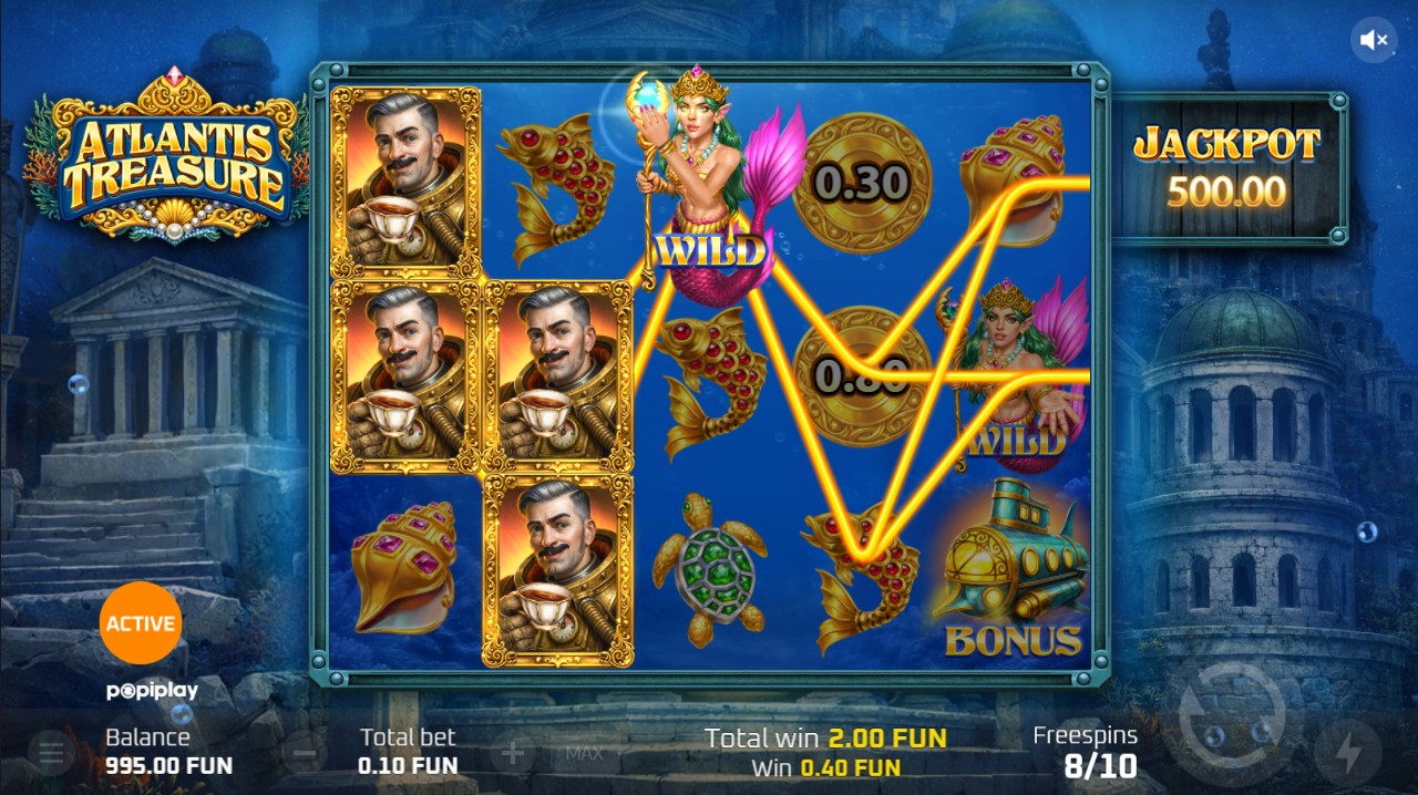 Atlantis Treasure by Popiplay – bonus feature