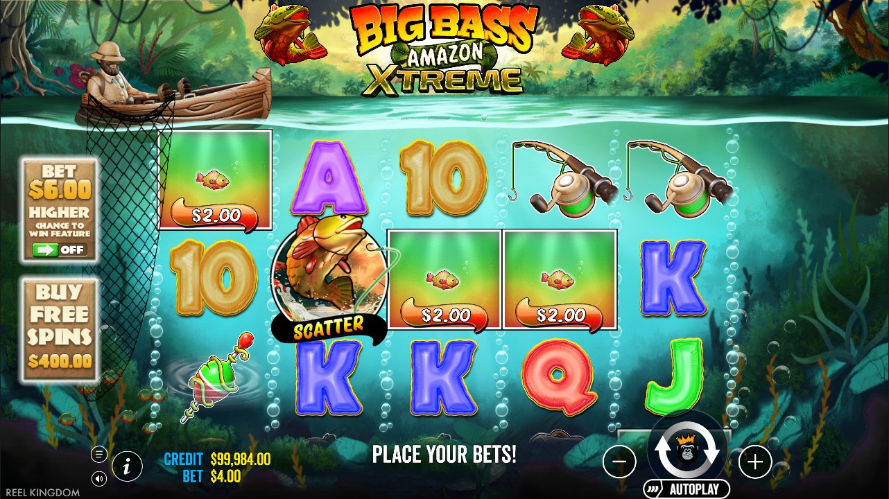 Big Bass Amazon Xtreme slot review base game Pragmatic Play