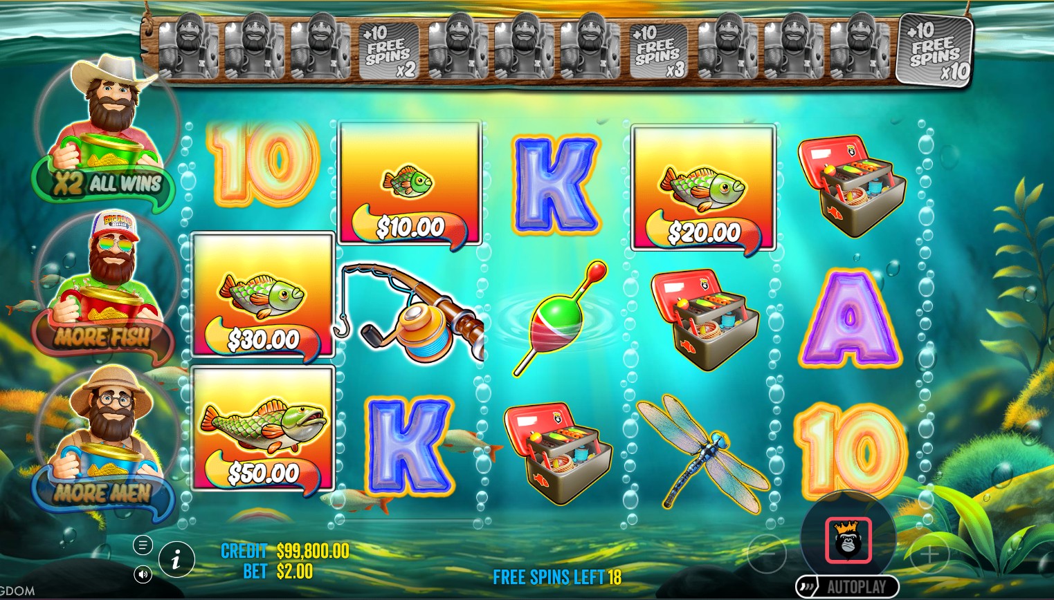 Big Bass Trophy Catch slot review free spins bonus