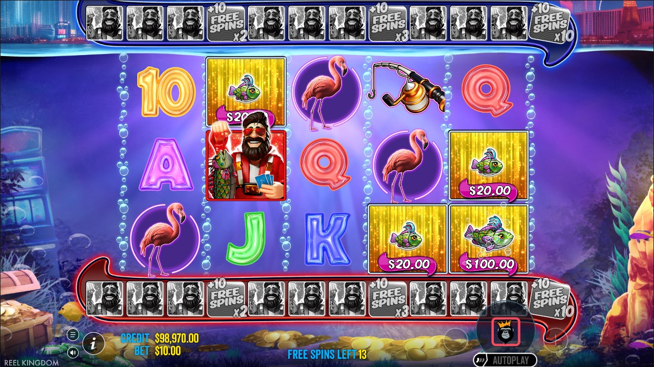 Big Bass Vegas Double Down Deluxe by Pragmatic Play – 96.5% RTP High volatility 5,000x max win bonus round