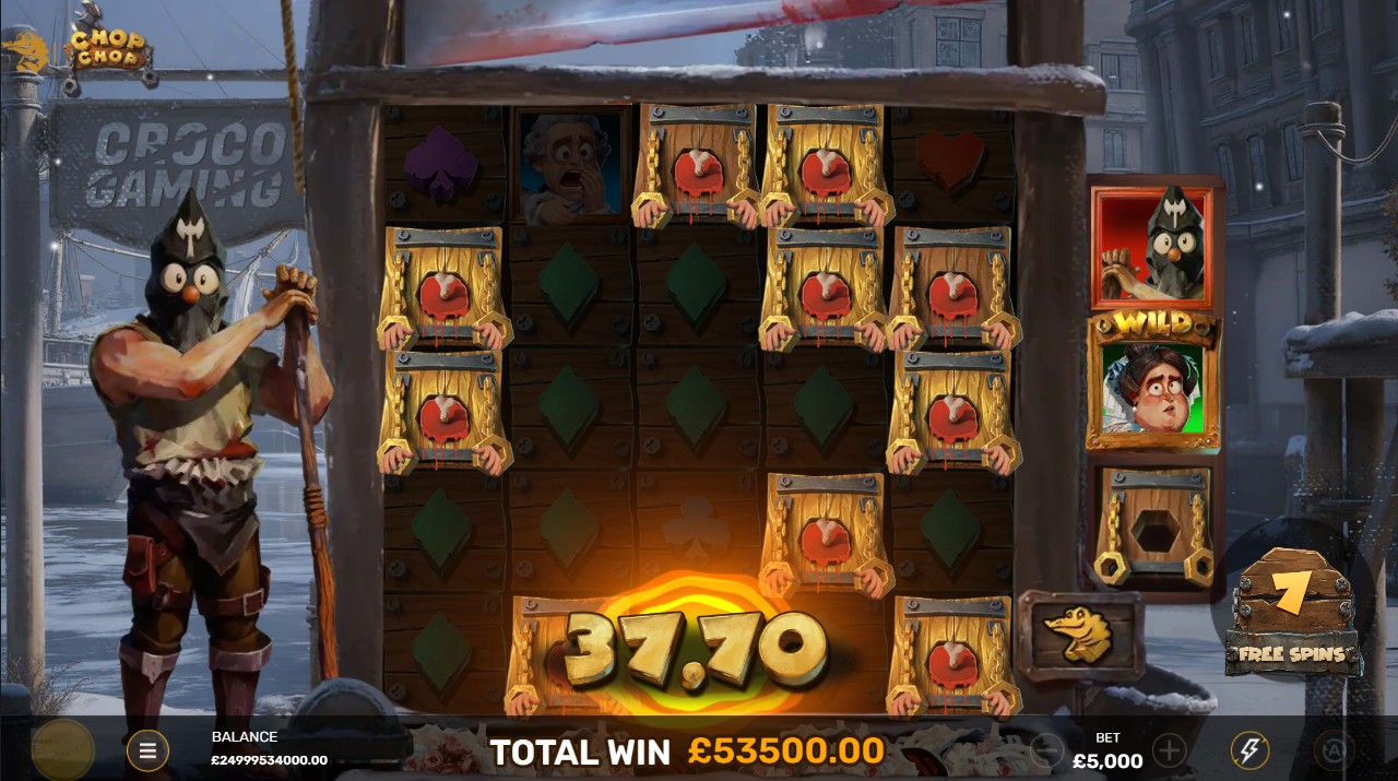 Chop Chop by Croco Gaming – free spins bonus feature