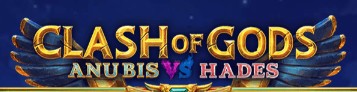 Clash of Gods: Anubis vs Hades by BGaming — 96.50% RTP, High volatility, 10,000x max win