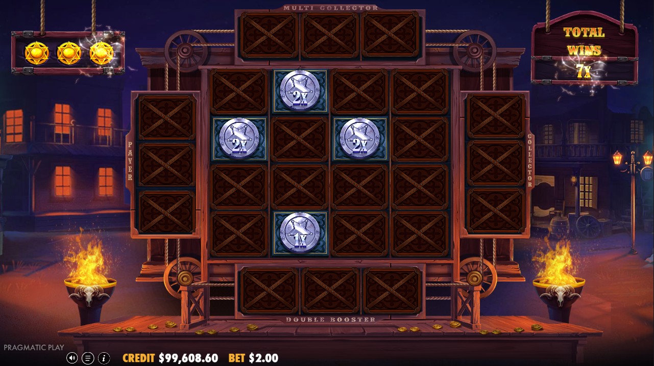 Cowboy Coins slot review bonus round free spins Pragmatic Play