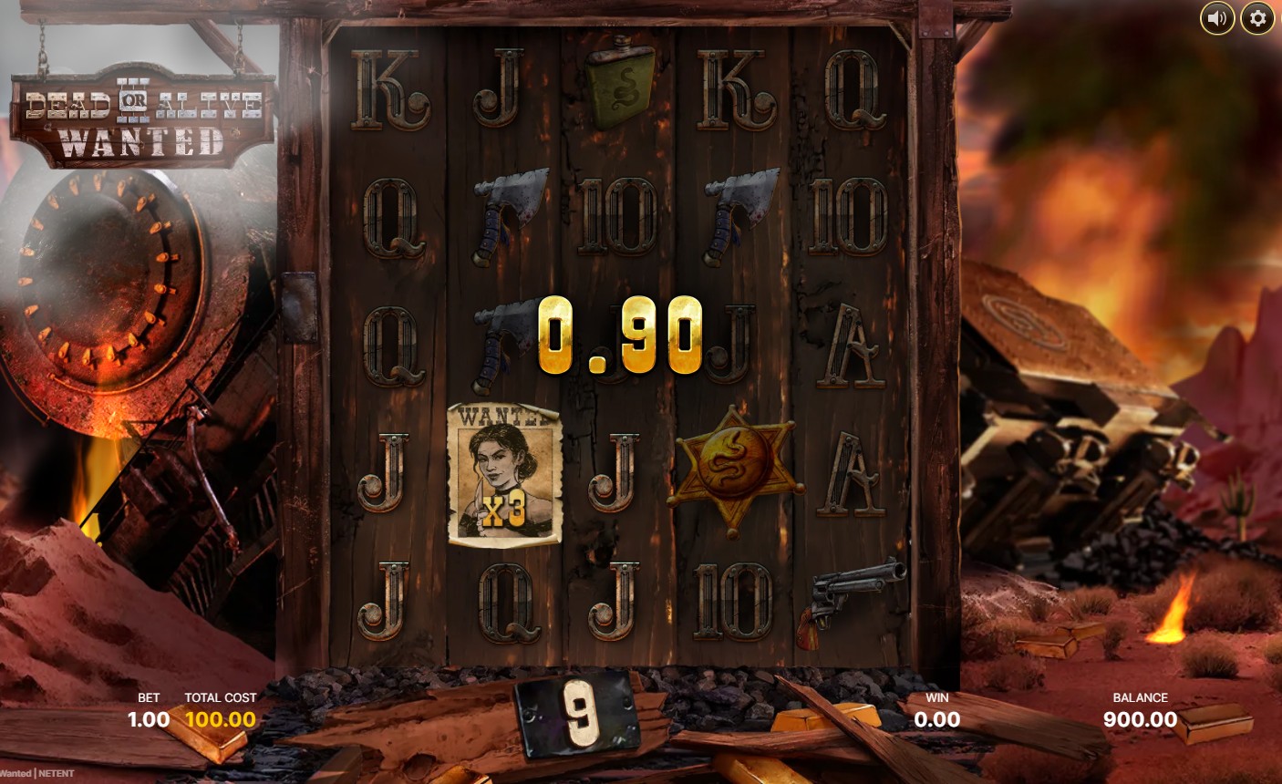 Dead or Alive 3 Wanted slot review free spins bonus