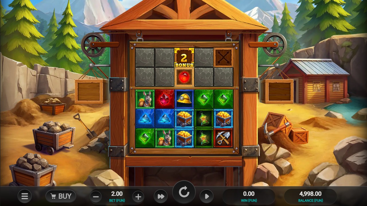 Digger's Dough slot by Relax Gaming &ndash; base game