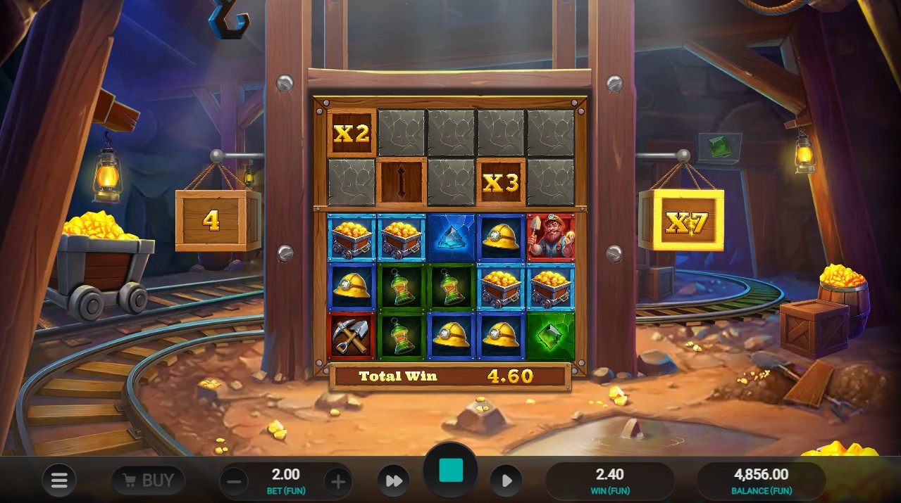 Digger's Dough by Relax Gaming &ndash; bonus round