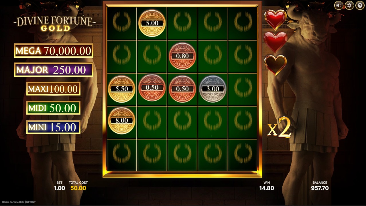 Divine Fortune Gold by NetEnt – bonus round