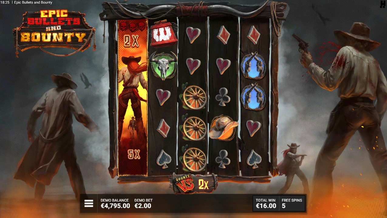 Epic Bullets and Bounty by Hacksaw Gaming – bonus feature