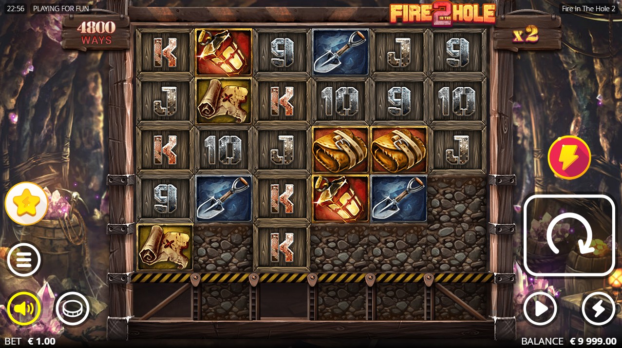 Fire in the Hole 2 by Nolimit City – 96.07% RTP High volatility 65,000x max win base game