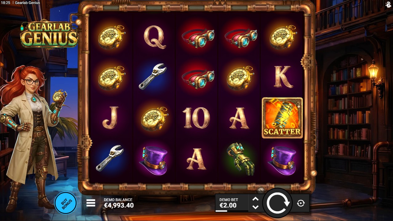 Gearlab Genius slot by Bullshark Games &ndash; base game