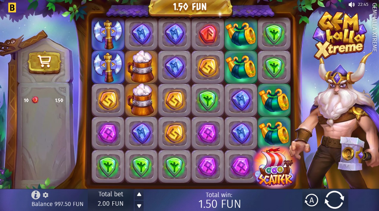 Gemhalla Xtreme by BGaming – base game