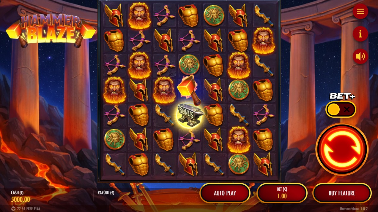Hammerblaze slot review base game