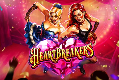 Heartbreakers by Pragmatic Play — 5-reel 20-payline music romance slot, 96.53% RTP, Low volatility, 10,000x max win, releases May 2026