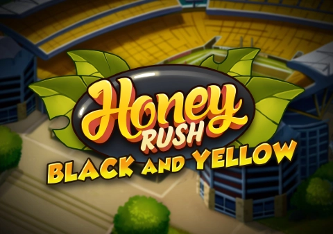 Honey Rush Black and Yellow slot by Play'n GO