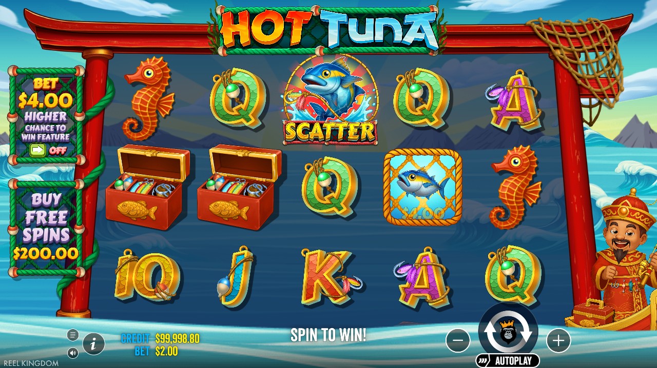 Hot Tuna slot review base game 5 reels Pragmatic Play