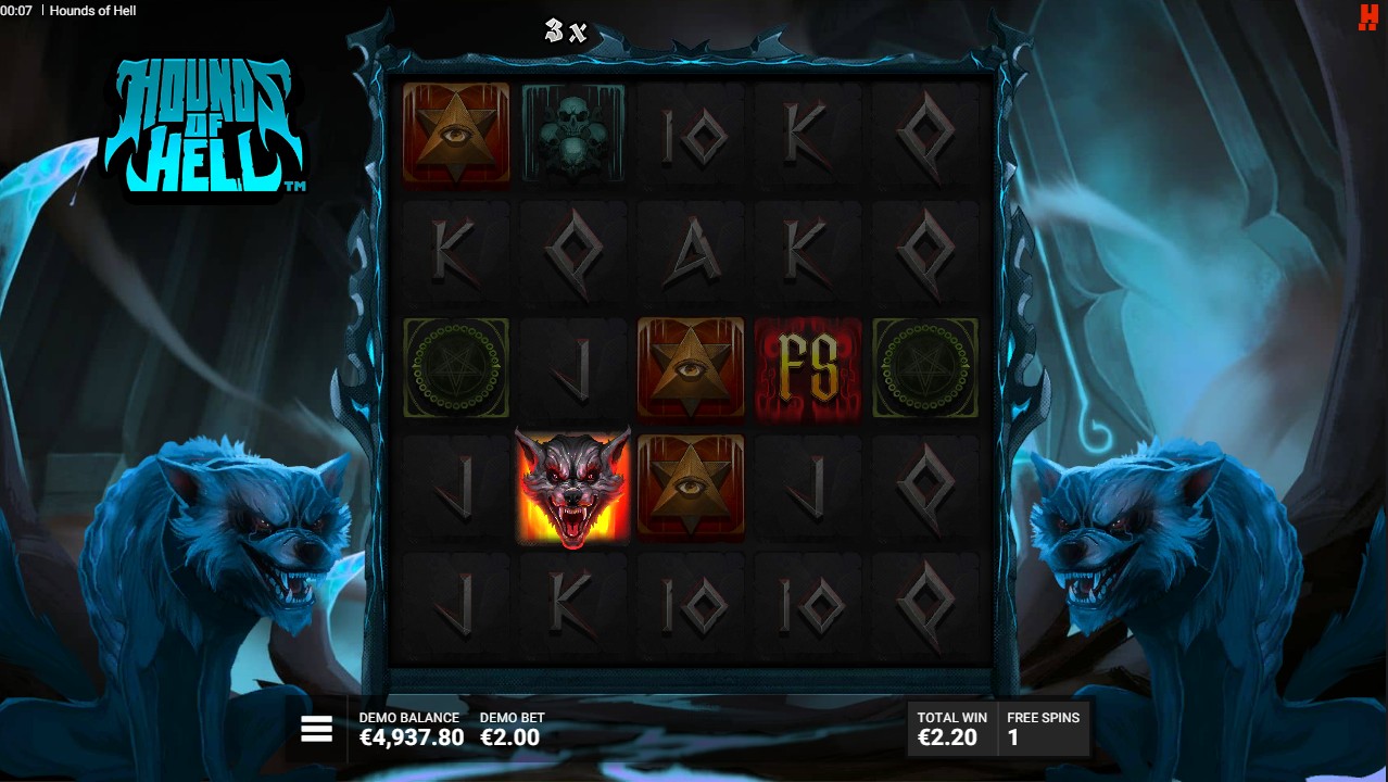 Hounds of Hell slot review bonus round free spins