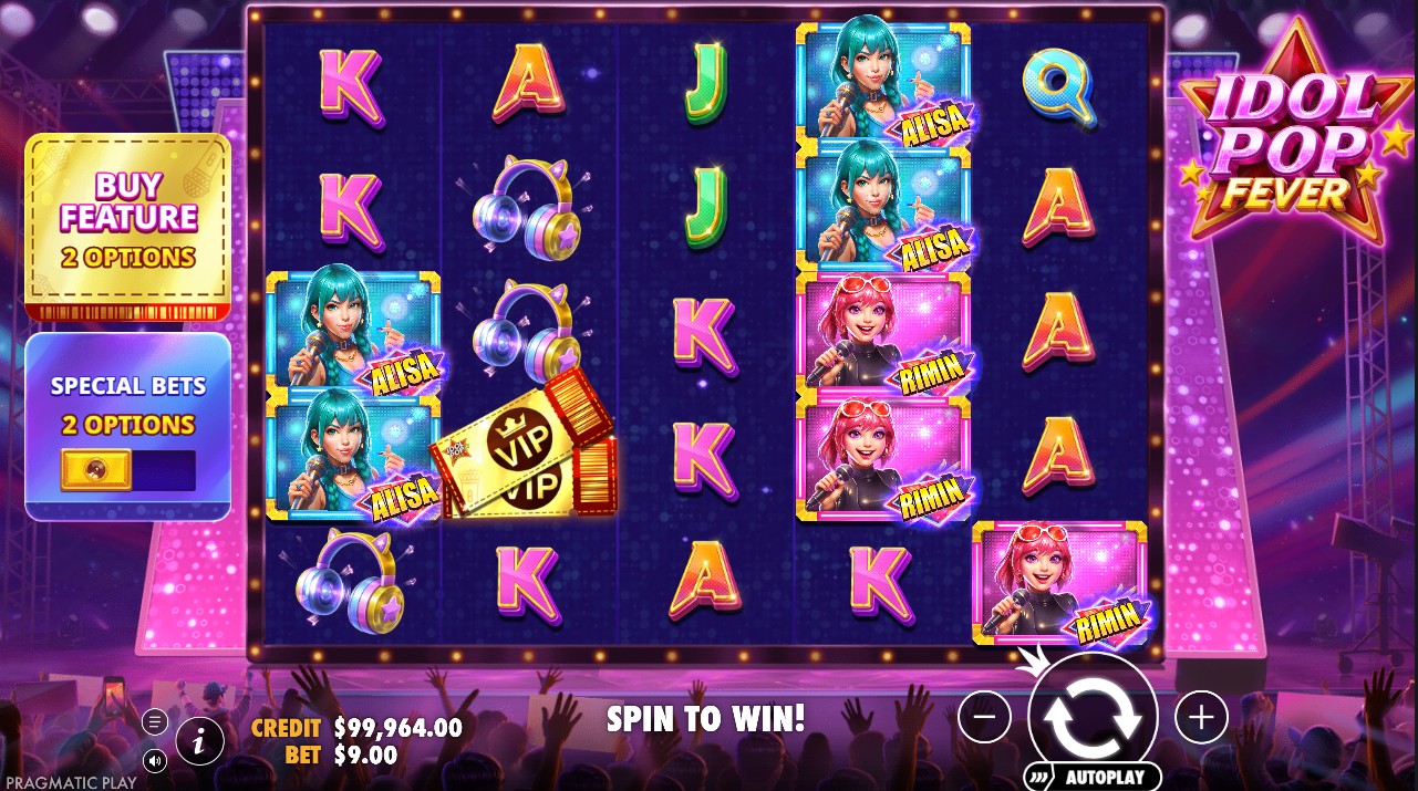 Idol Pop Fever slot review base game Pragmatic Play K-pop theme