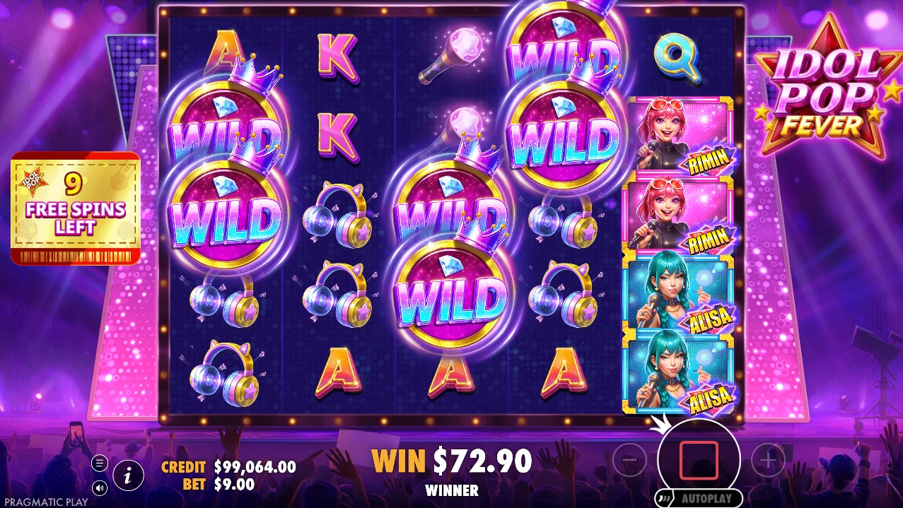 Idol Pop Fever slot review bonus round free spins Pragmatic Play