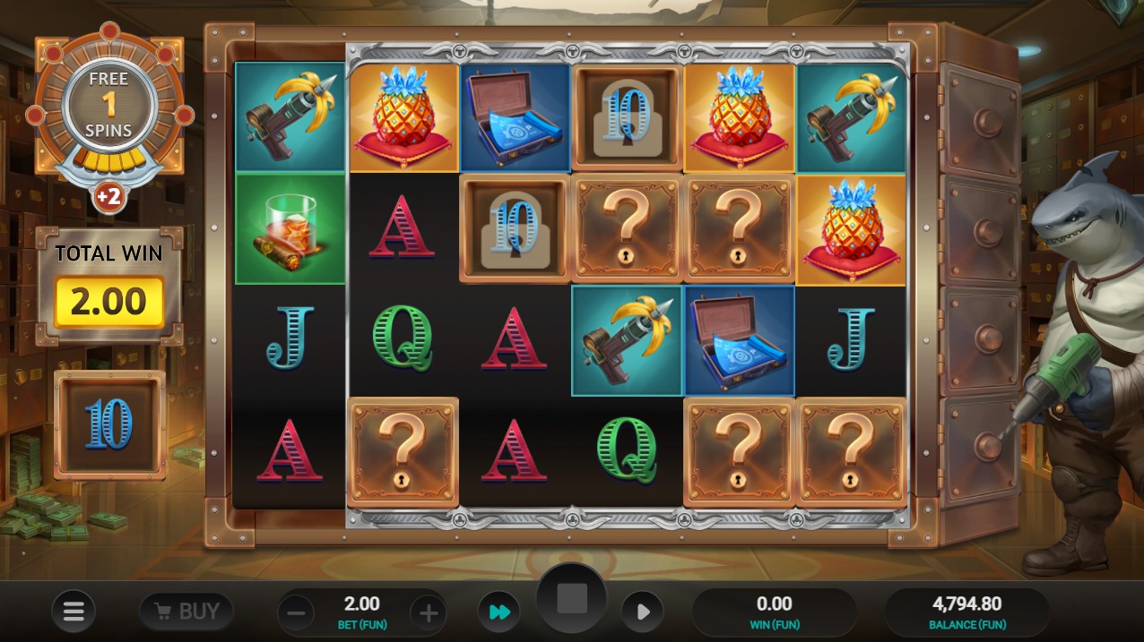 Iron Bank 2 by Relax Gaming – bank heist bonus round