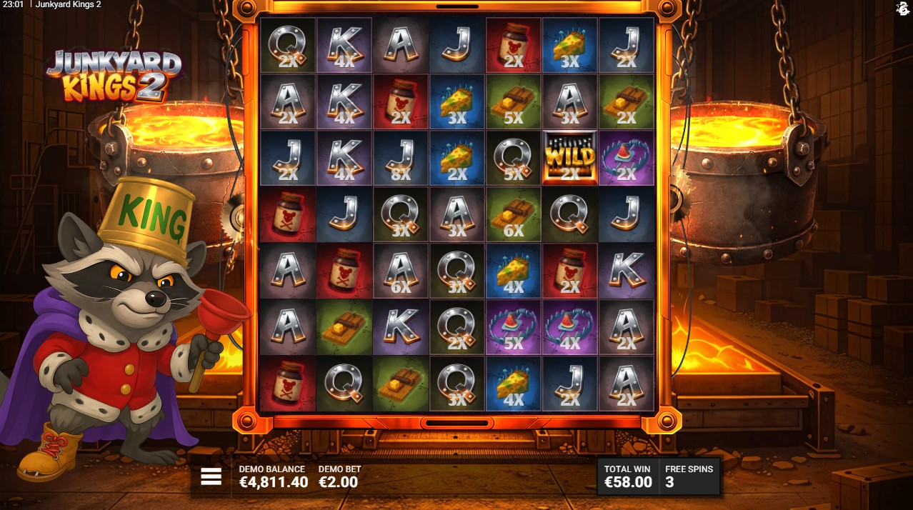 Junkyard Kings 2 slot review free spins bonus