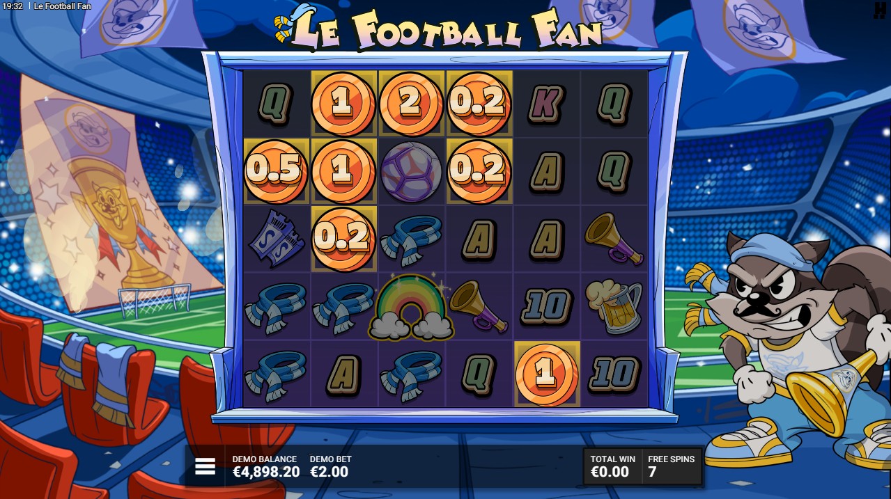 Le Football Fan by Hacksaw Gaming &ndash; bonus round