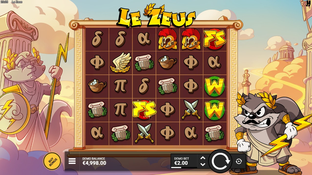 Le Zeus slot review base game