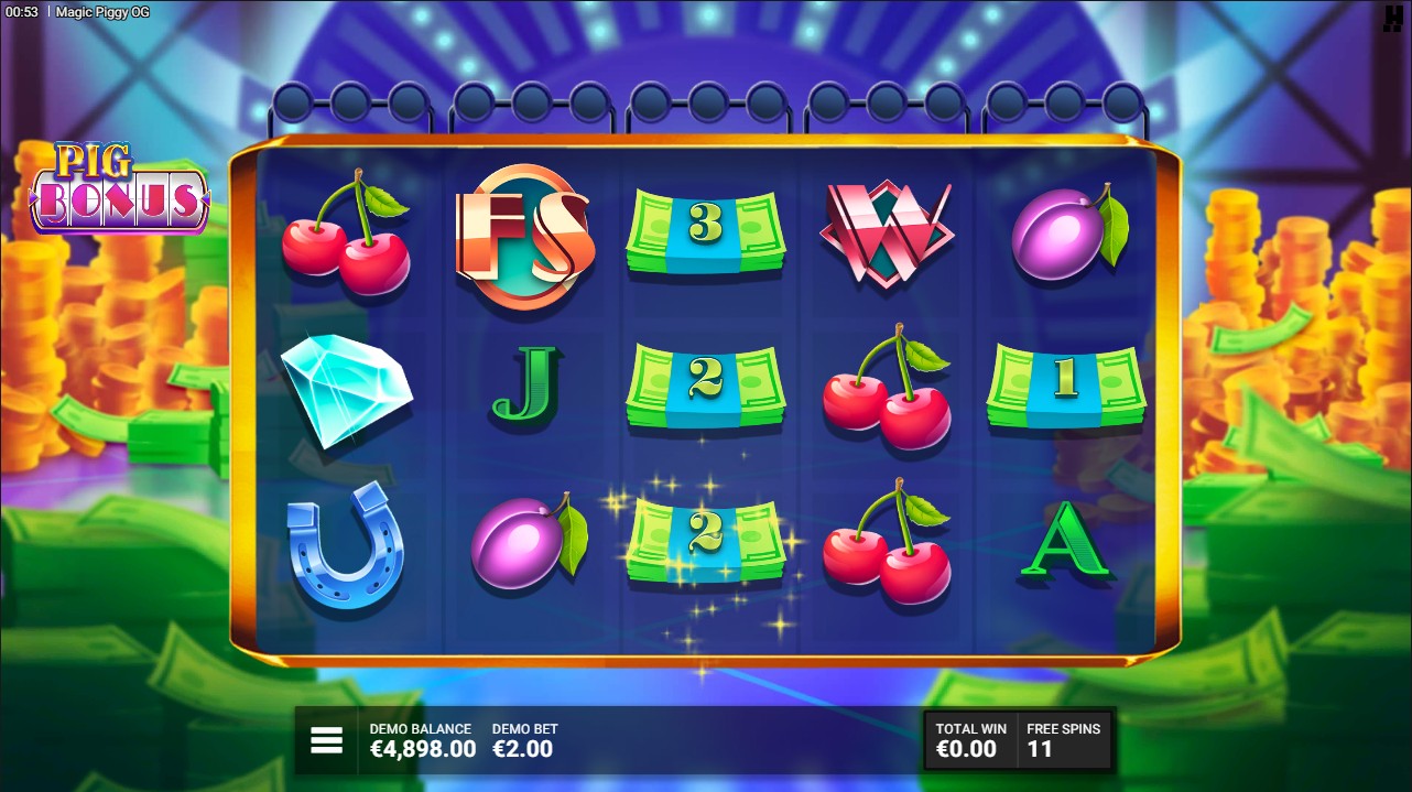 Magic Piggy OG by Hacksaw Gaming – bonus round feature activation