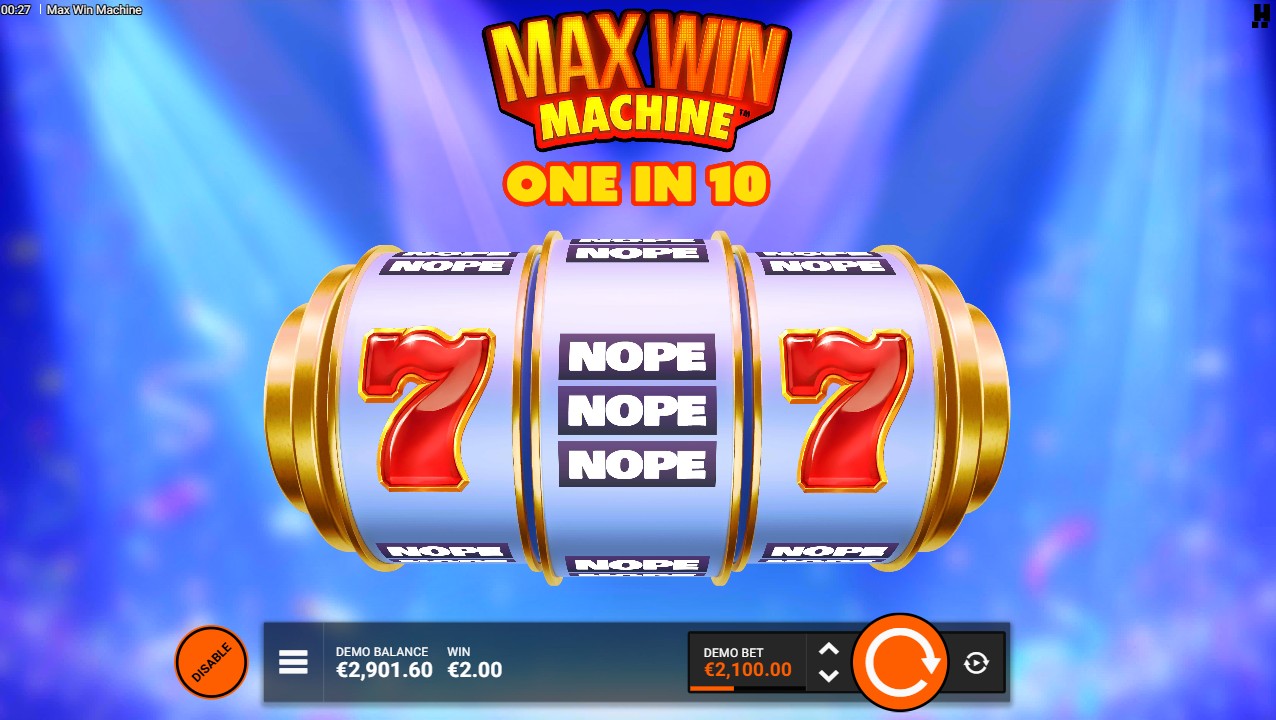 Max Win Machine by Hacksaw Gaming – RTP up to 96.22% High volatility 10,000x max win feature buy tiers