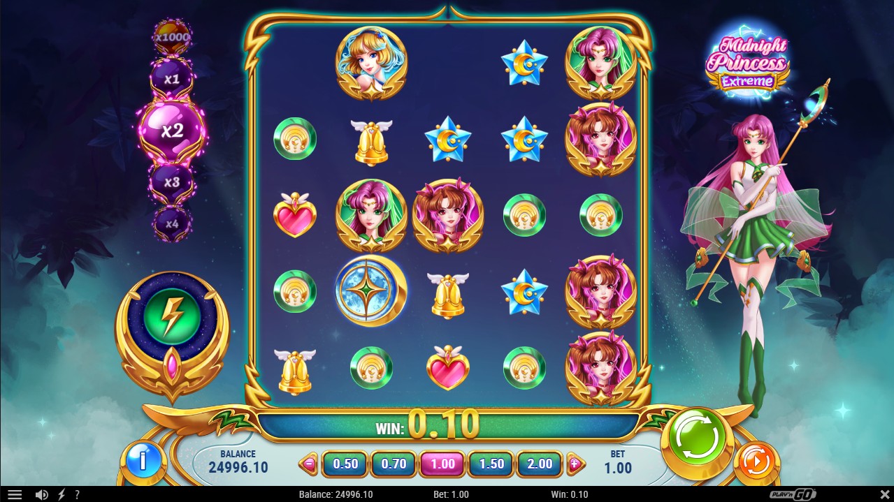 Midnight Princess Extreme by Play'n GO – base game