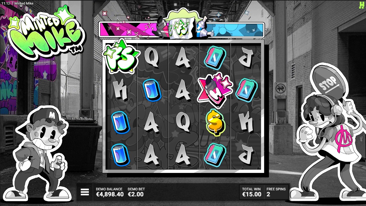 Minted Mike by Hacksaw Gaming — bonus round