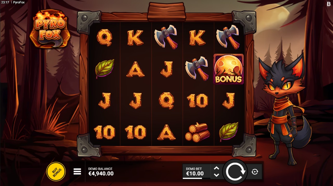 Pyro Fox by Backseat Gaming – 5-reel 14-payline base game