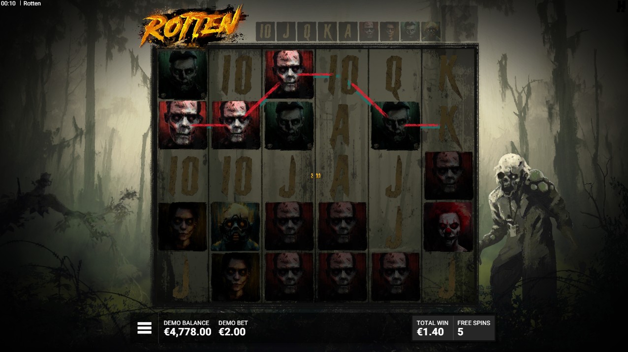 Rotten slot review bonus round free spins