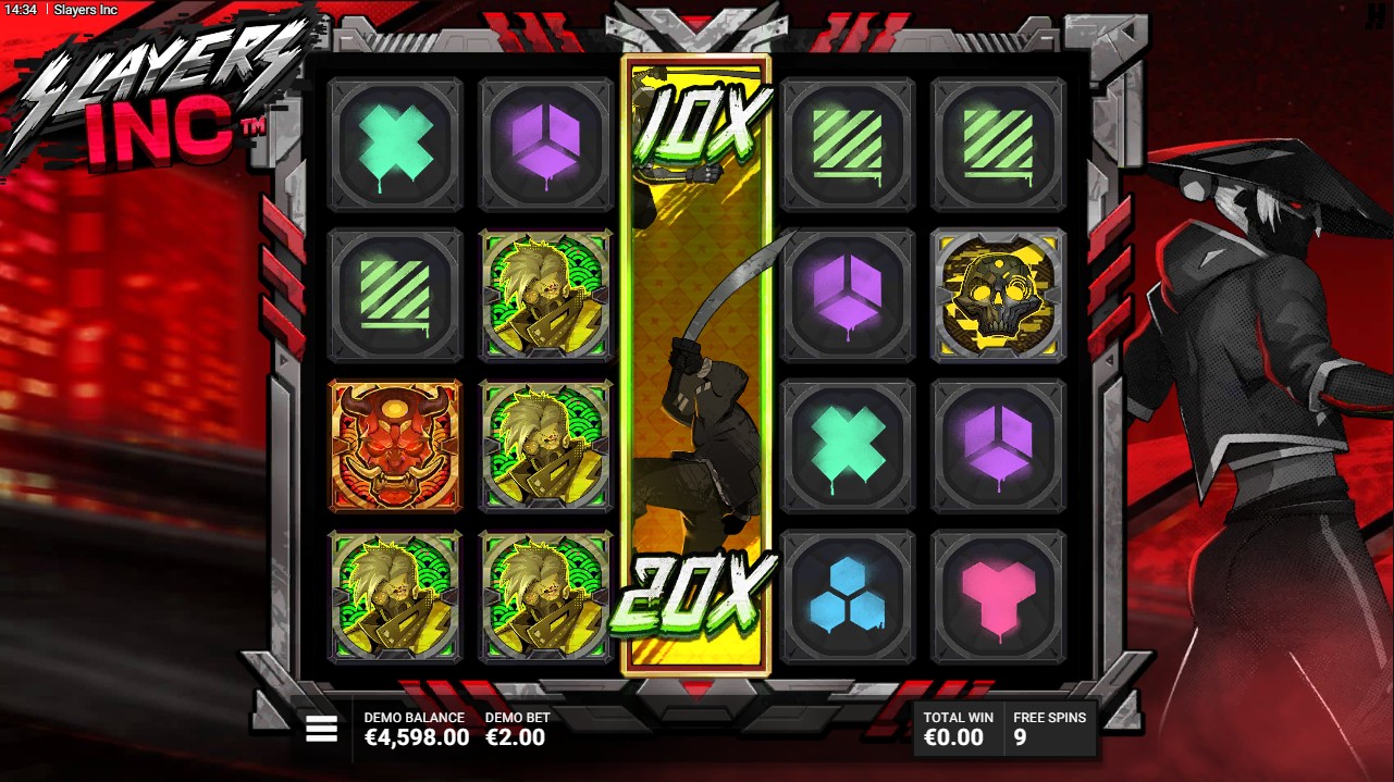 Slayers Inc slot review bonus round free spins