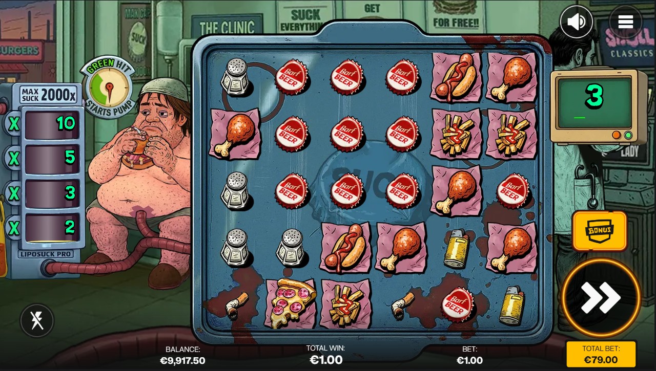 Suck bonus – LipoSuck Pro Pump multiplier 20,000x max win, Shady Lady 96.06% RTP