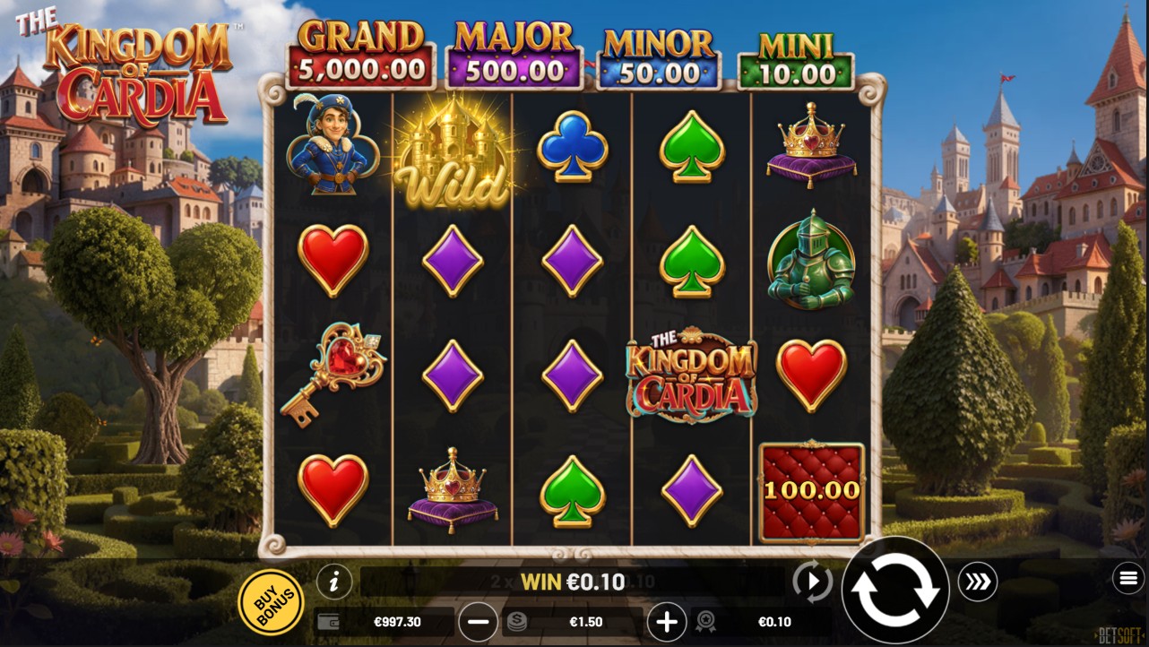 The Kingdom of Cardia by Betsoft – base game