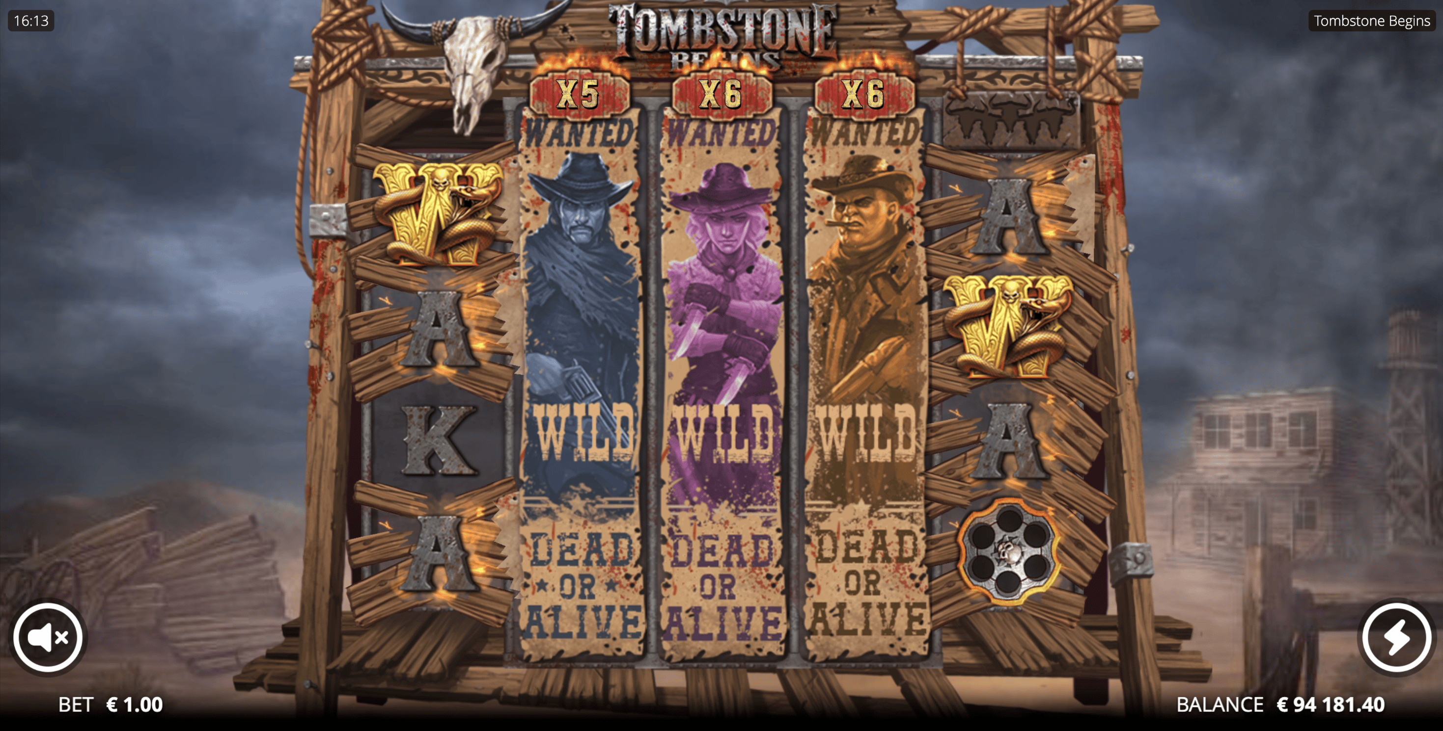 Tombstone Begins by Nolimit City – free spins bonus with xNudge multipliers