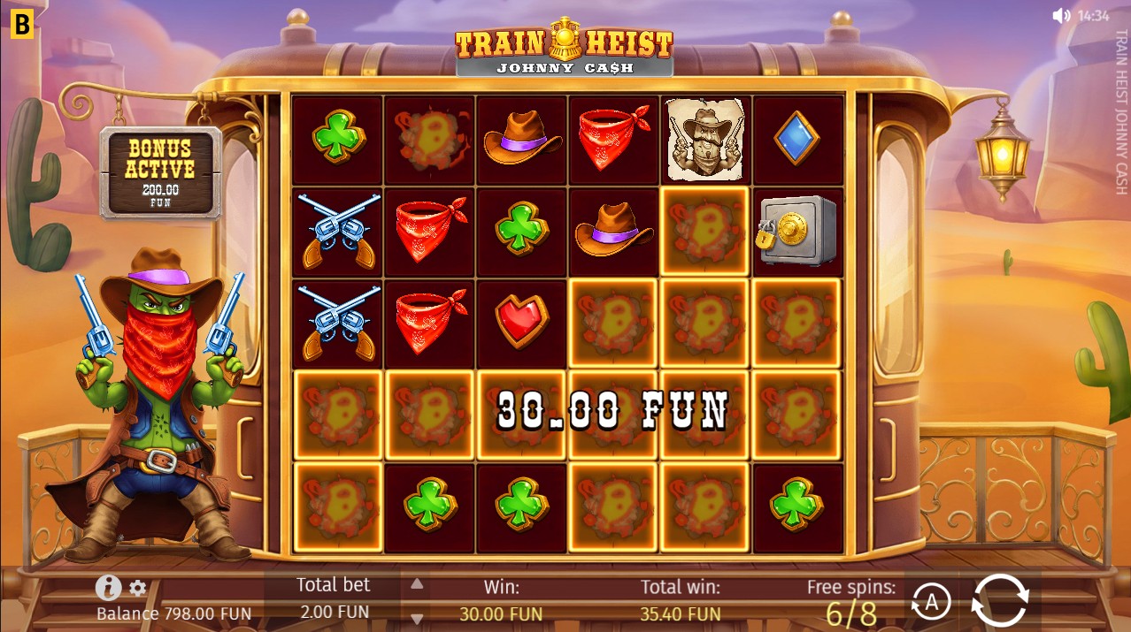 Train Heist Johnny Cash by BGaming — Mega Free Spins guaranteed TNT permanent highlights Bronze Coin removal 10,000x max win