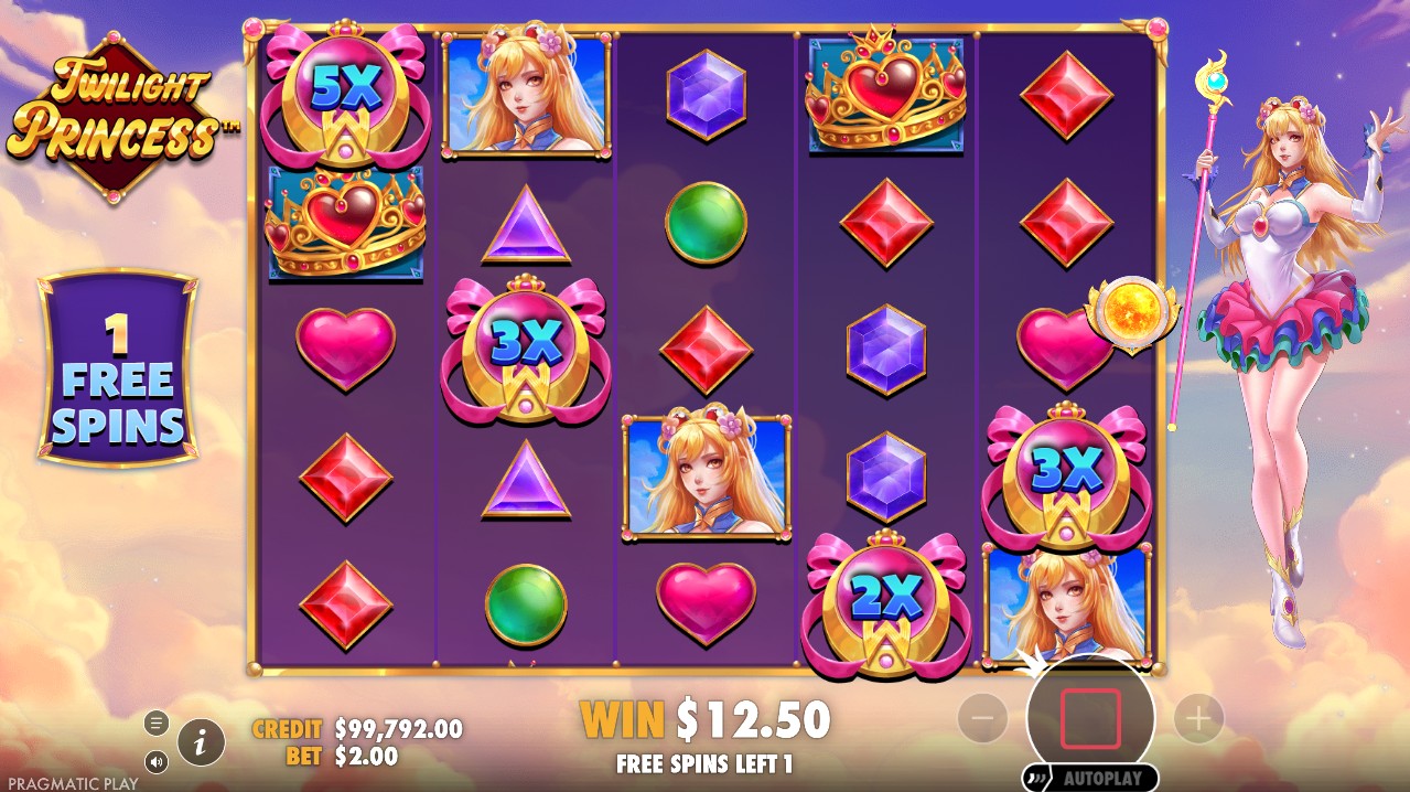 Twilight Princess by Pragmatic Play – 96.08% RTP High volatility 7,500x max win bonus round