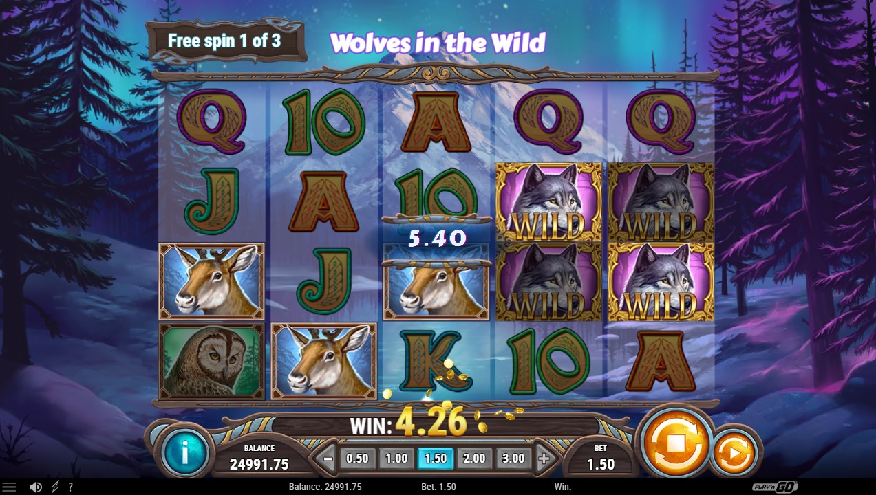 Wild North Radiant Skies by Play'n GO – 96.2% RTP Low volatility 2,000x max win bonus round
