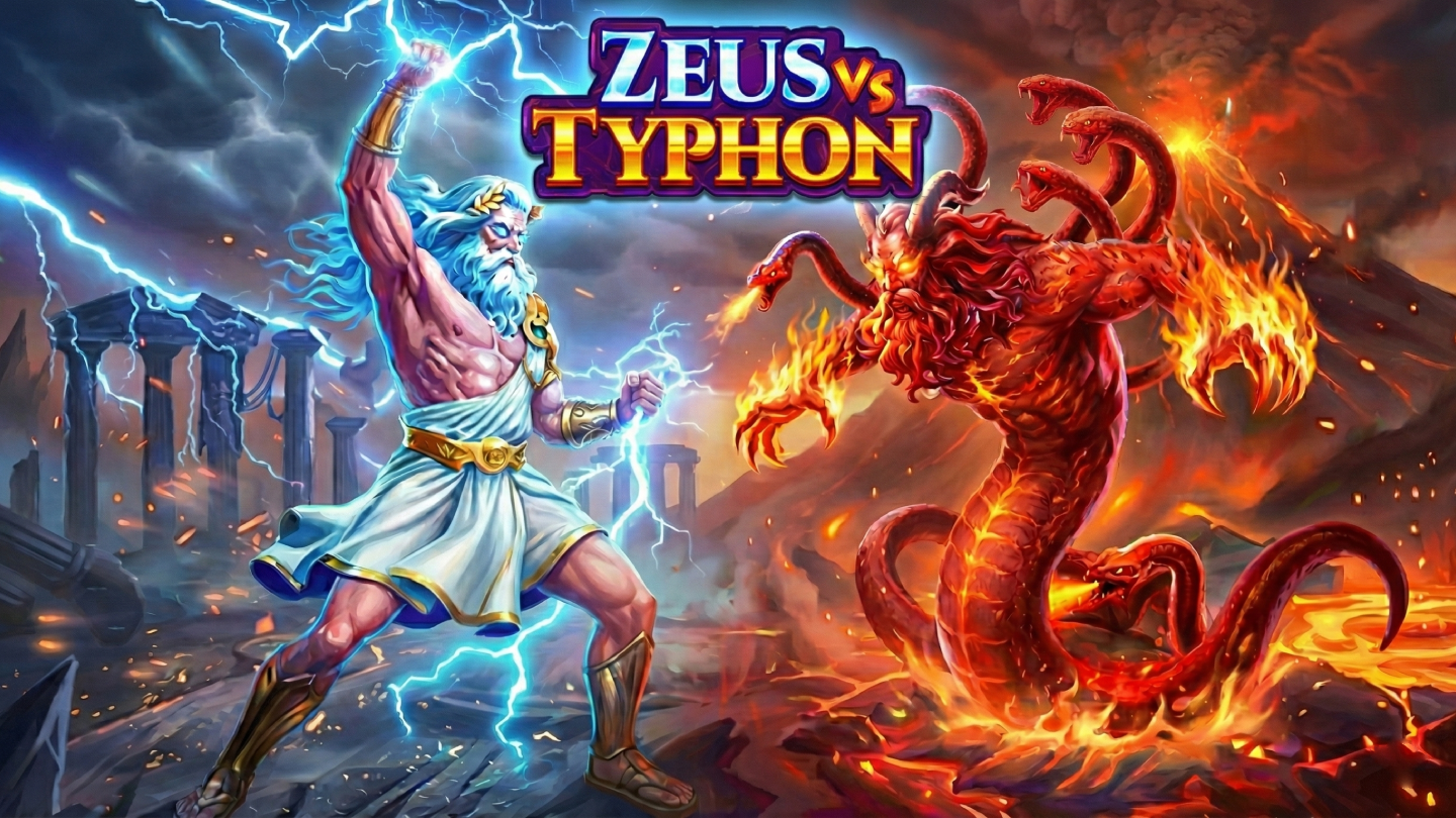 Zeus vs Typhon by Pragmatic Play — 96.49% RTP, High volatility, 10,000x max win